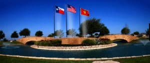3 Flags in Landscape
