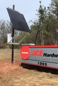 ACE Hardware internal lite sign in GA Lighting and Signage
