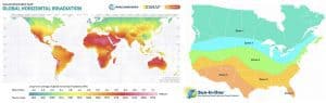 Irradiation and Zone Maps