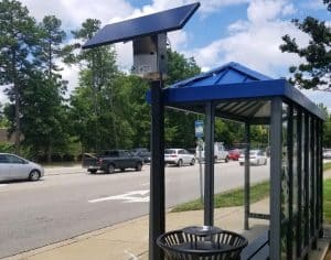 Bus stop lighting kit