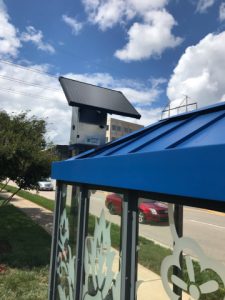 SunInOne's solar bus shelter