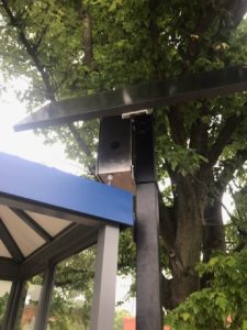 SunInOne's solar bus shelter