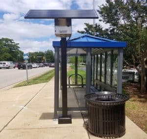 solar bus shelter