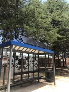 solar bus shelter