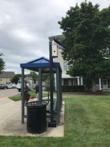 SunInOne's solar bus shelter at highland village