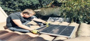 Roof-Mounted Solar Panels Sun In One