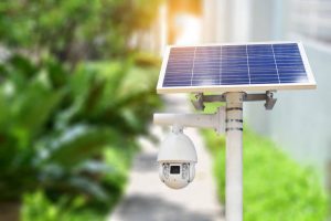 Solar Panel with Sun Exposure