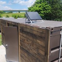 Ballsted solar shipping container lighting kit Ballsted solar shipping container lighting kit